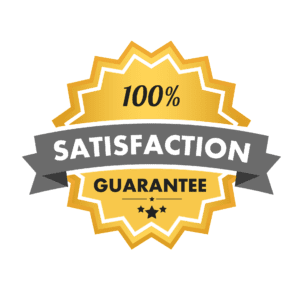 100 percent satisfaction guarantee