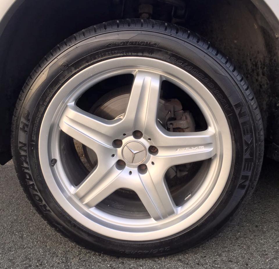 mercedes alloy wheel scuff repair