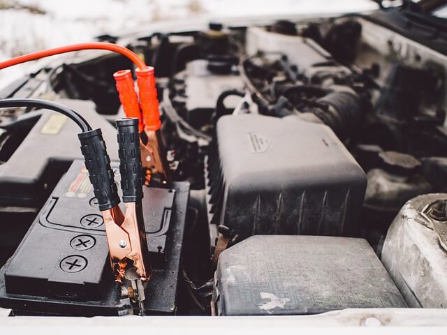 car battery jumper cables